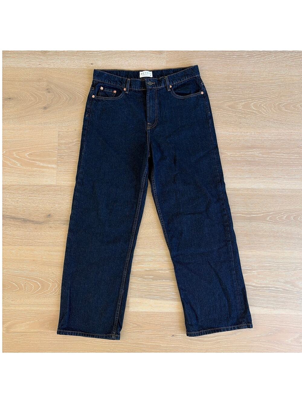 Motel Denim Jeans Straight Leg Size 30 Blue
